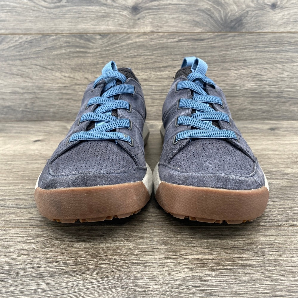 L.L. Bean Vista Low Lace Women 8 Blue Grey Suede Hiking Sneaker 508519 - Picture 7 of 12